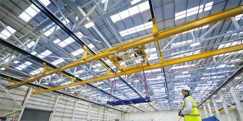 0-bomb1.jpg Bombardier Aerospace, Belfast is using overhead cranes from Street Crane Company