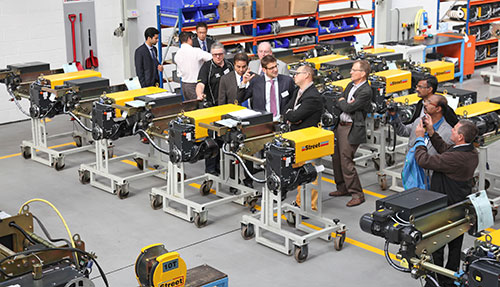 Over ten per cent of Street Crane&rsquo;s 200 strong staff work in research and development.
